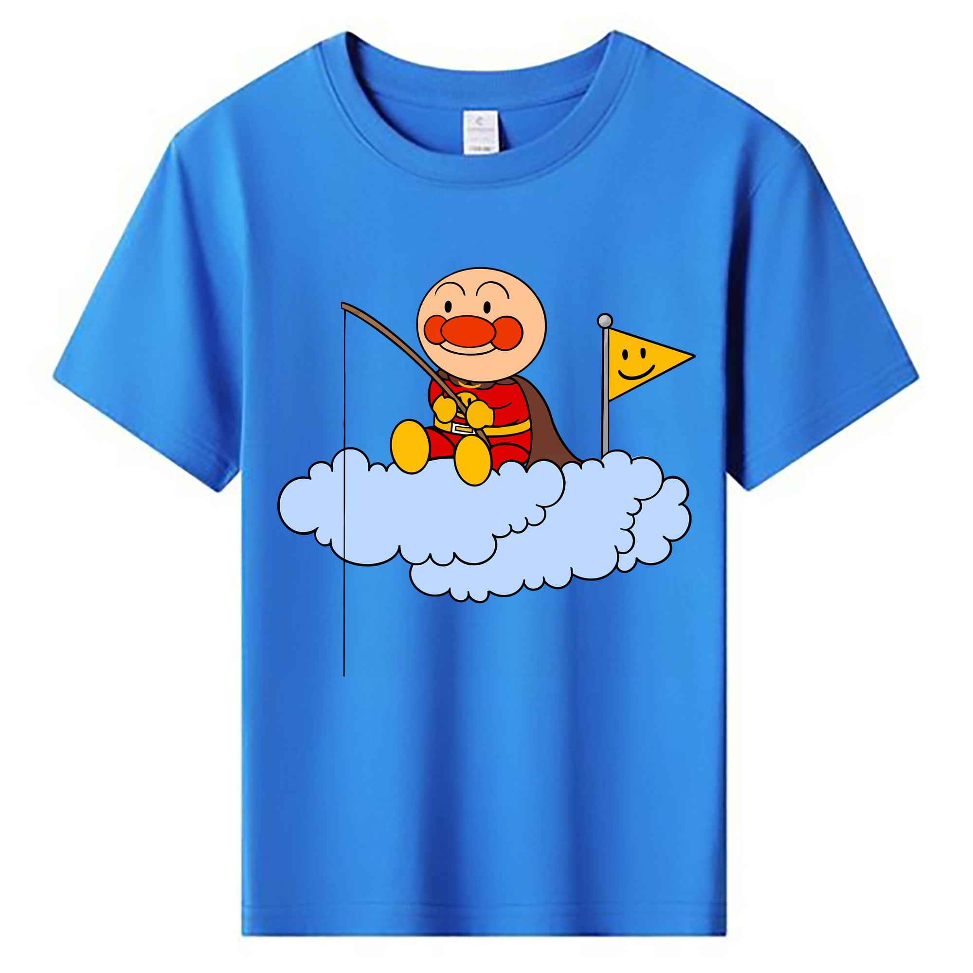 （画像用） アンパンマン Anpanman 綿100％キッズTシャツ（フロントプリント）